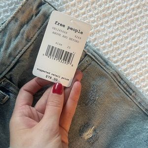New with tags free people shorts